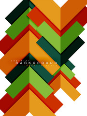Multicolored abstract geometric shapes, geometry background for web banner