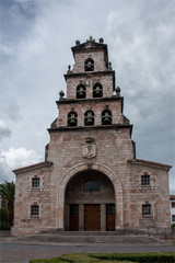 Fototapeta na wymiar église à Cangas de Onis dans le nord de l'Espagne