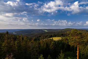 Schwarzwaldpanorama vom Karlstein