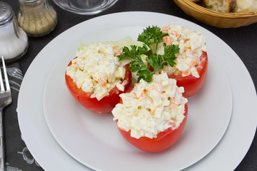 tomates au surimi