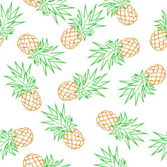  vector illustration pineapple pattern