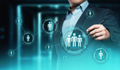 Human Resources HR management Recruitment Employment Headhunting Concept