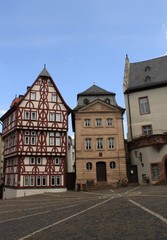 Obraz premium Am Stiftsplatz in Aschaffenburg