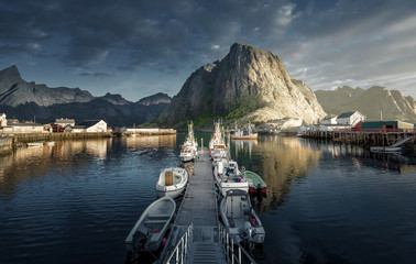 sunset - Reine, Lofoten islands, Norway