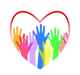 Obraz premium the concept of love between people. the concept of communication between people. stock vector illustration