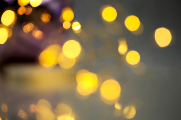 Fototapeta premium Gold abstract blur bokeh background
