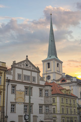 beautiful old streets of Prague.