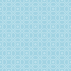 Light blue geometric design. Seamless pattern