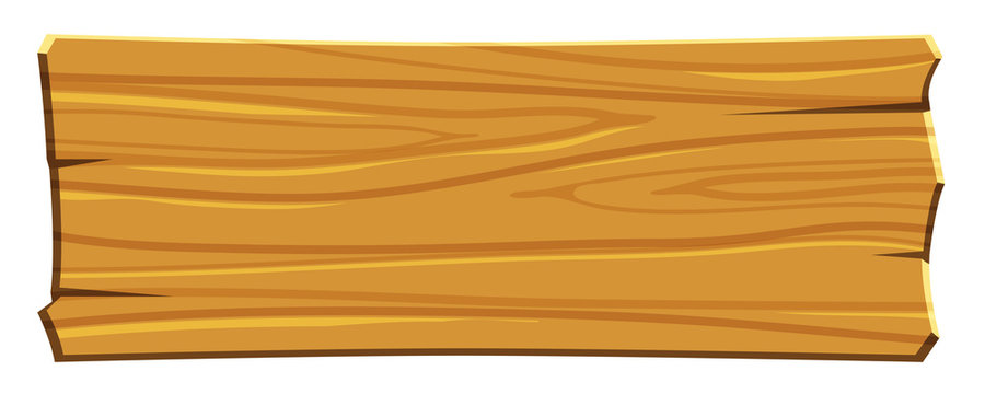cartoon wood board