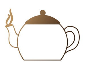 coffee teapot isolated icon vector illustration design