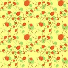 Seamless repeating pattern of smooth intersecting lines