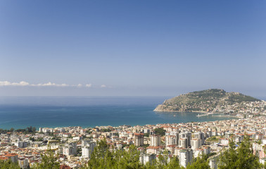 Obraz premium Harbour on Alanya the Turkish riviera