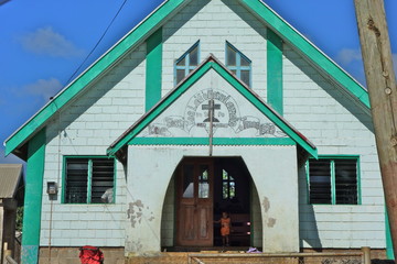 Obraz premium Church in Neiafu, Vavau, Tonga