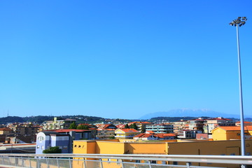 Fototapeta premium the city view in Pescara, Italy