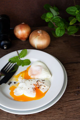 Poached eggs, Healthy and high protein food, Nutrition breakfast