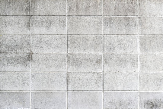 Cement block wall pattern and background