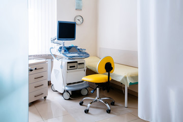 Ultrasound diagnosis, equipment medicine, medical furniture, hospital, genicology, women's consultation, chair genicology.