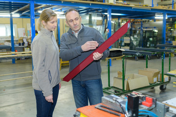 workers ready welding work in a factory