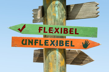 Schild 326 - Flexibel