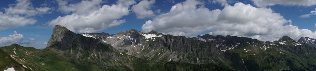 Fototapeta na wymiar Bergpanorama