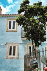 Old colorful and majestic facades in Lisbon