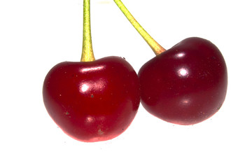cherry isolated on white background