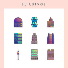 Building icons