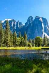 Muurstickers Beautiful landscape in Yosemite National Park, California, USA © Simon Dannhauer