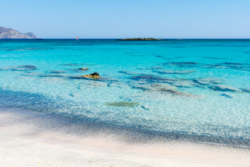 Elafonisi beach in Crete