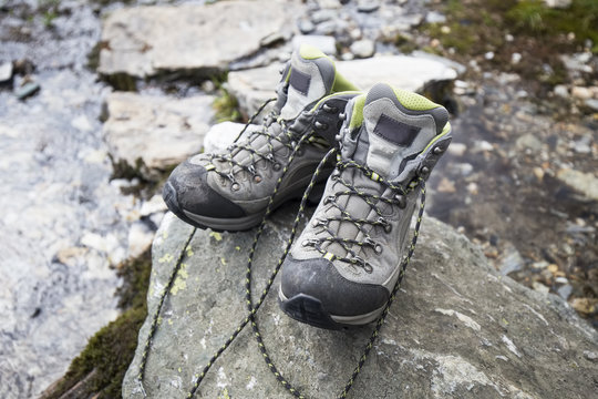Hiking and mountain boots