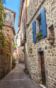 France, Lot, Quercy, Figeac, rue Ortabadial