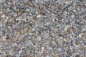 Background seamless pattern of a pile of pebbles