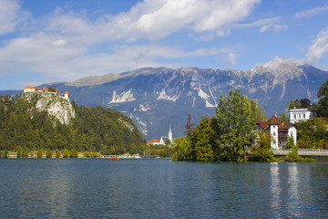 Bled Lake in Slovenia