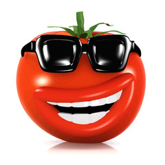 Vector 3d Cool tomato