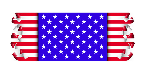 U.S. flag. Background on us independence day. The 4th of July.