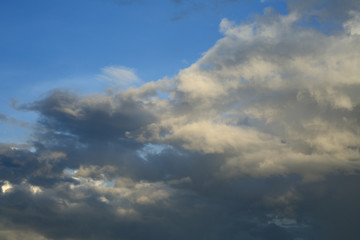 Obraz premium Stormy clouds for background.