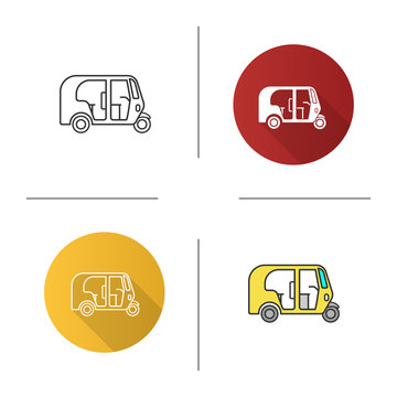 Auto Rickshaw Icon