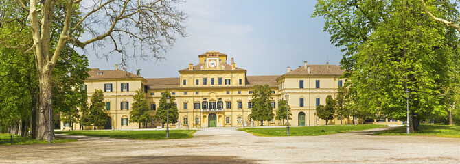 PARMA, ITALY - APRIL 18, 2018: The palace Palazzo Ducale - Ducal palace.