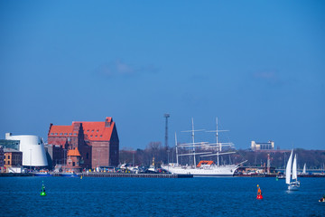 Der Hafen von Stralsund