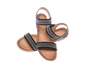 Black female sandals.