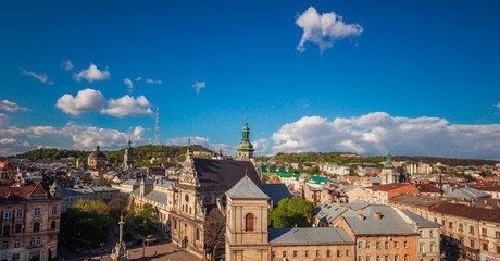 Lviv panoramic view
