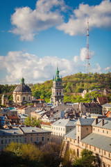 Obraz premium Lviv panoramic view