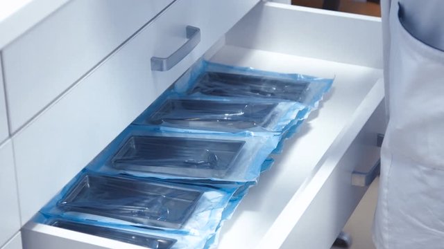 Sterilized and packaged medical devices