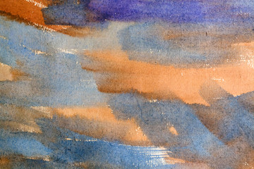multicolored watercolor painted background texture