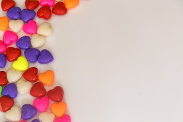 Obraz premium Valentines Day Concept: A Heart shape of soap. space for text