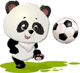 Cute Panda bear illustrations