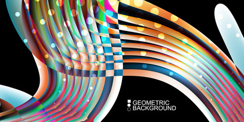 Geometric colorful abstract background