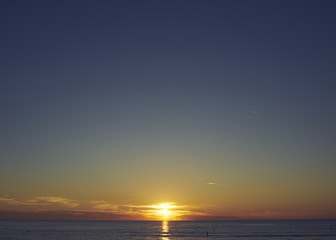 Naklejka premium Sunset