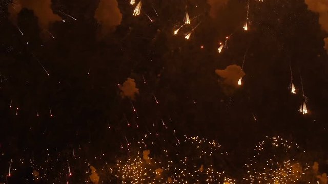 Amazing Firework Show Russia Moscow