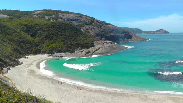 Salmon Holes Beach, in Torndirrup National Park, near the town of  Albany in Western Australia, is the scene of many drownings.